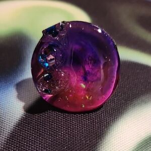 Purple and Pink Abstract Ring.